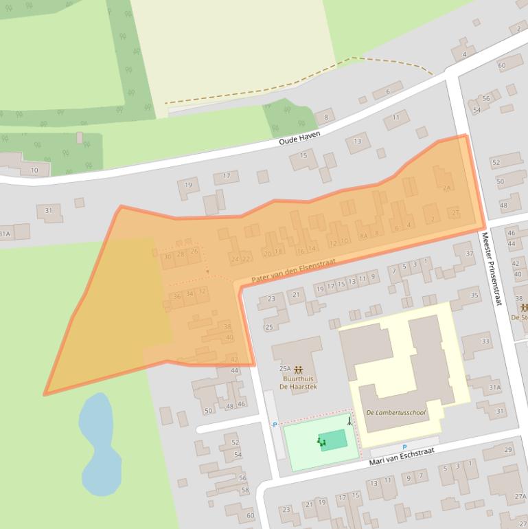 Kaart van postcodegebied 5254JJ.