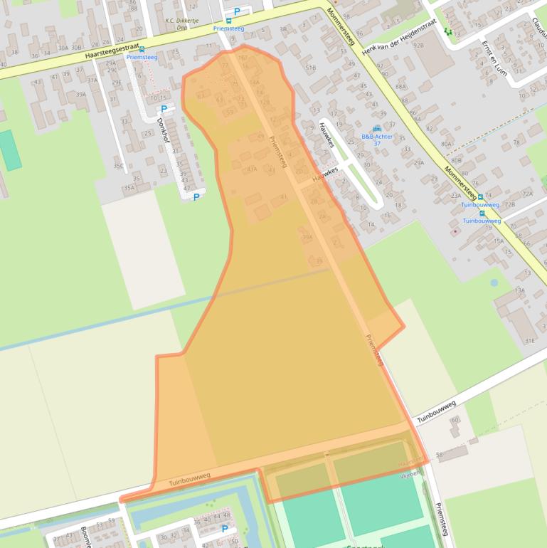 Kaart van postcodegebied 5254JM.