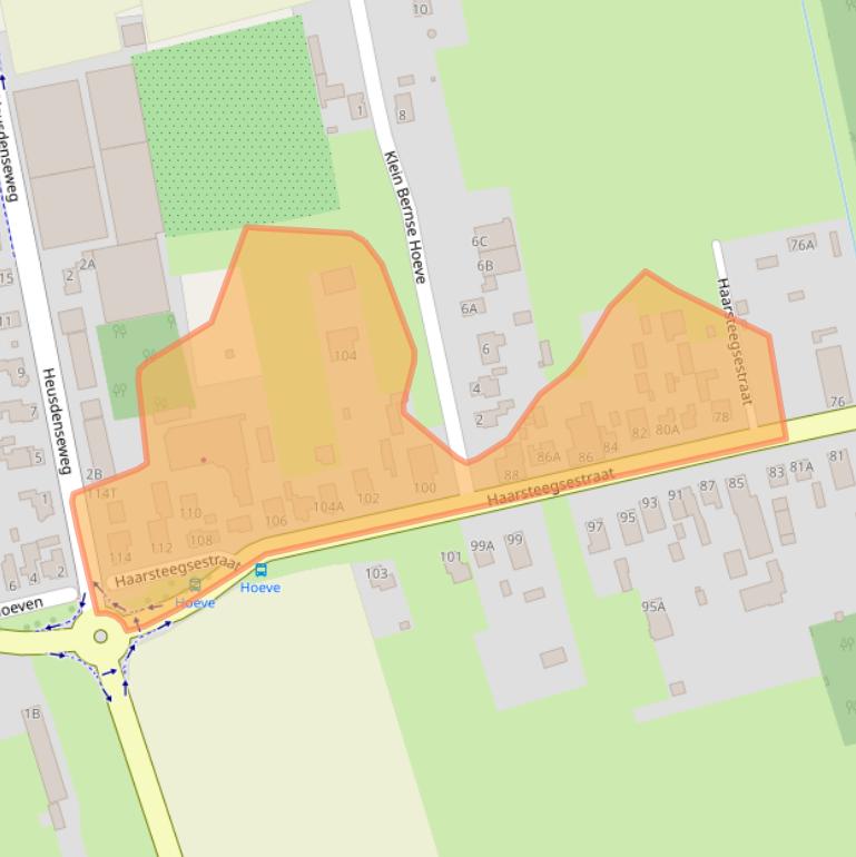 Kaart van postcodegebied 5254JT.