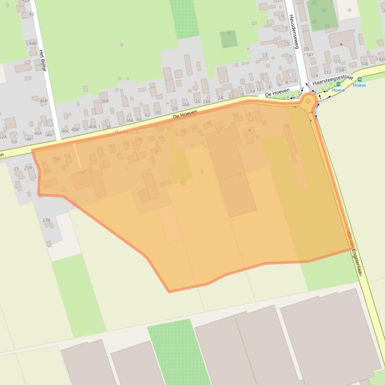 Kaart van postcodegebied 5254JV.