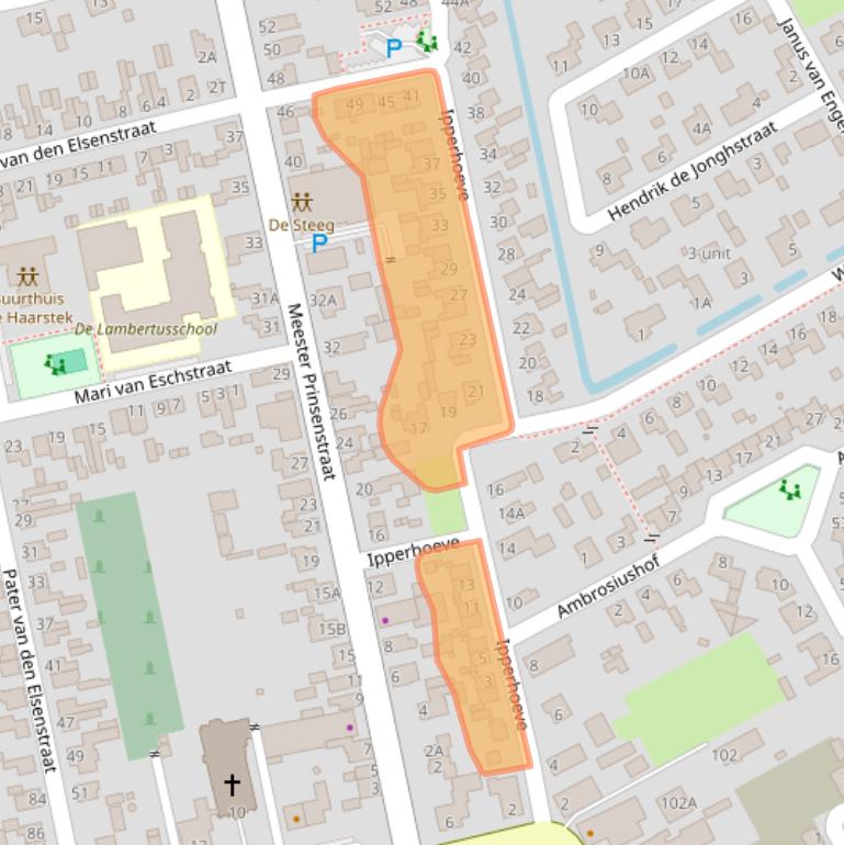 Kaart van postcodegebied 5254JZ.