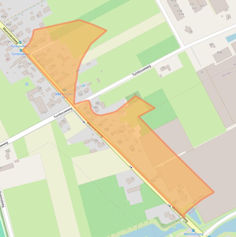 Kaart van postcodegebied 5254VM.