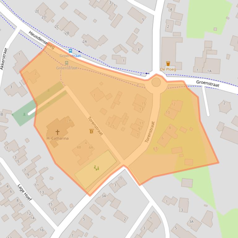 Kaart van postcodegebied 5255AH.