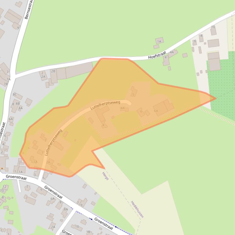 Kaart van postcodegebied 5255PC.