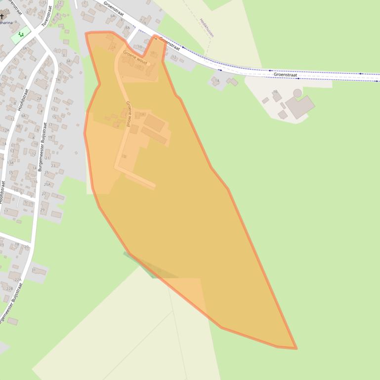 Kaart van postcodegebied 5255PD.
