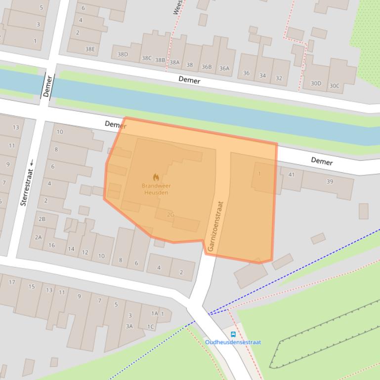 Kaart van postcodegebied 5256EK.