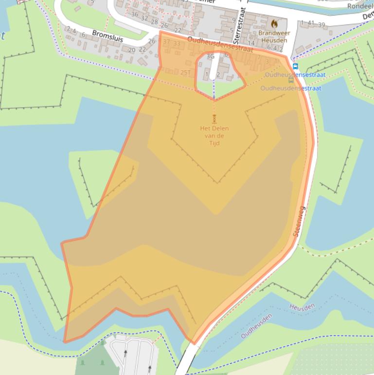 Kaart van postcodegebied 5256ER.