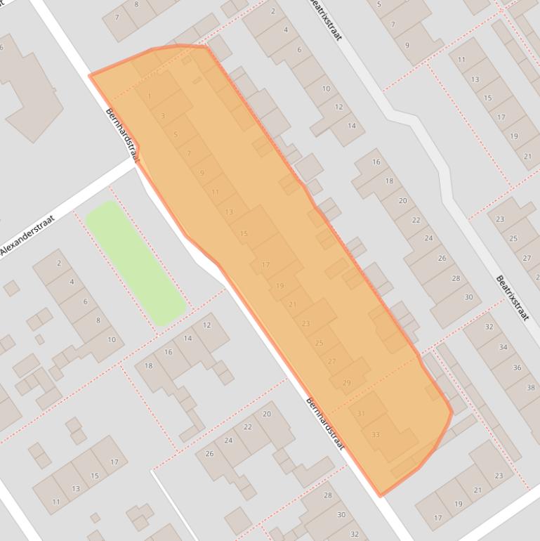 Kaart van postcodegebied 5256GD.