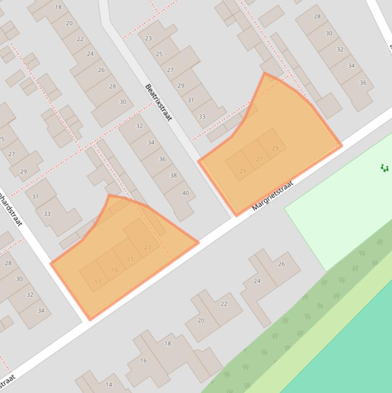 Kaart van postcodegebied 5256HN.