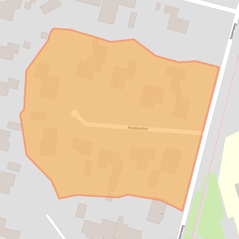 Kaart van postcodegebied 5256KD.