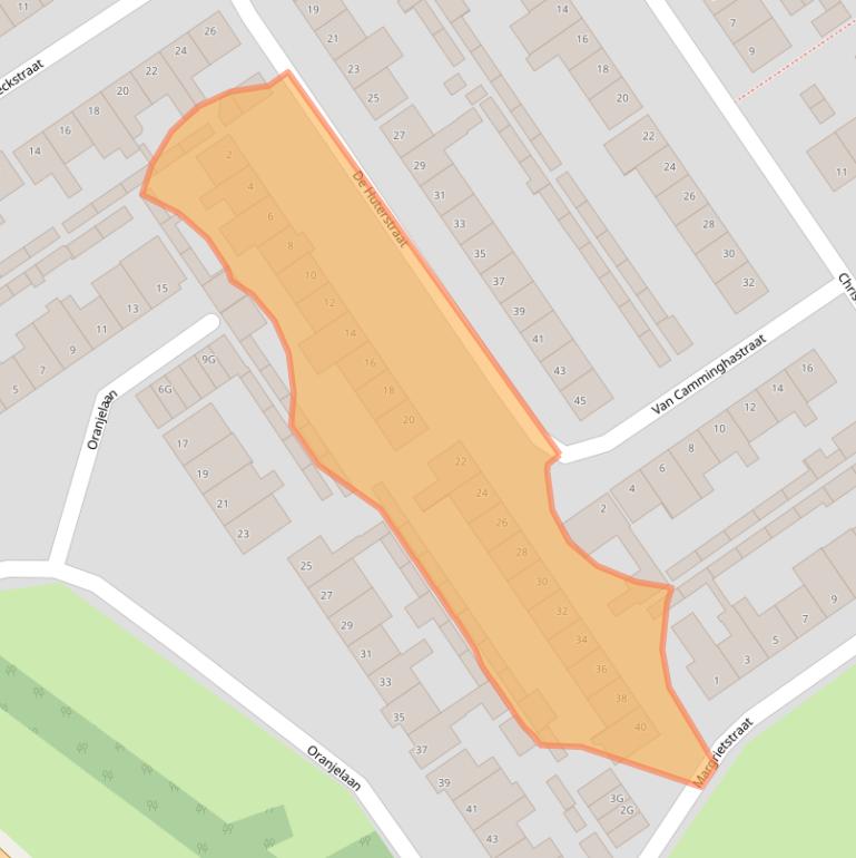 Kaart van postcodegebied 5256KS.