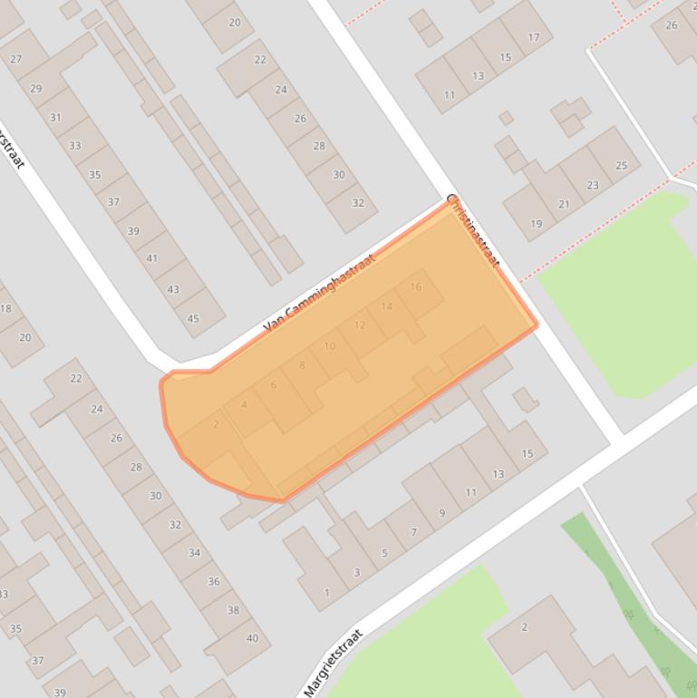 Kaart van postcodegebied 5256KT.