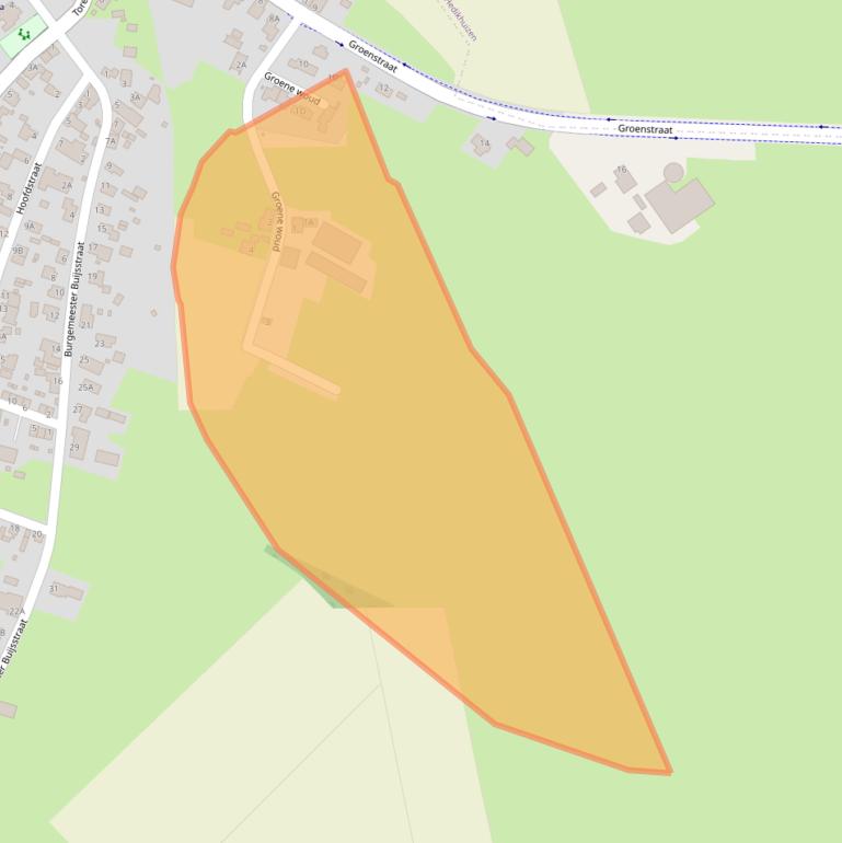 Kaart van postcodegebied 5256NR.