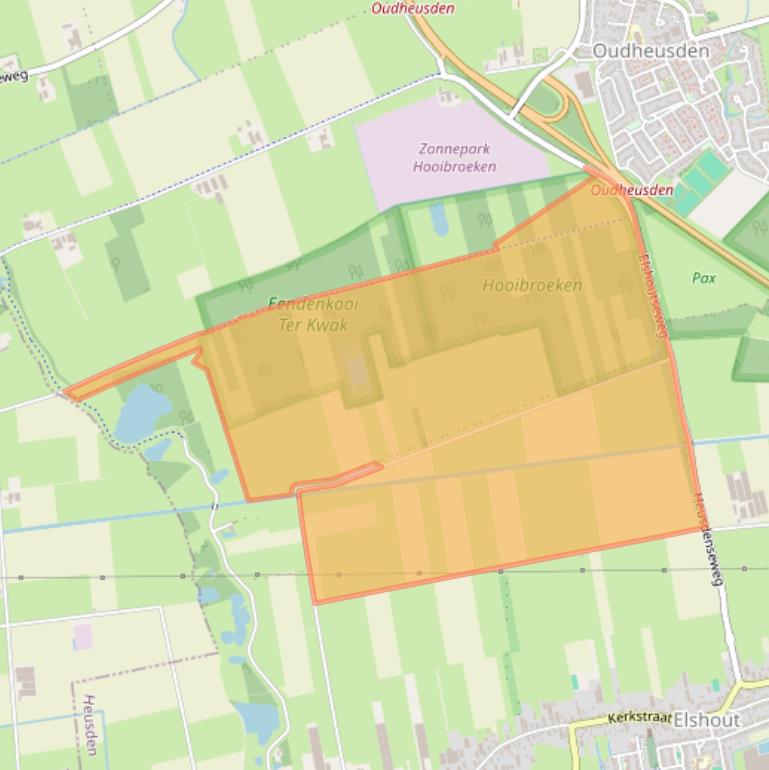 Kaart van postcodegebied 5256PV.