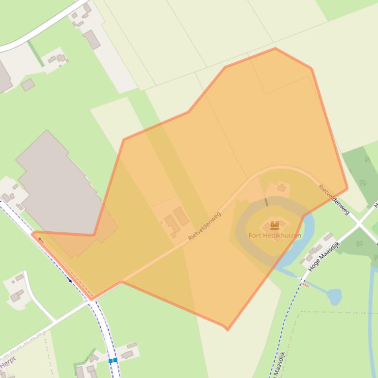 Kaart van postcodegebied 5257NG.