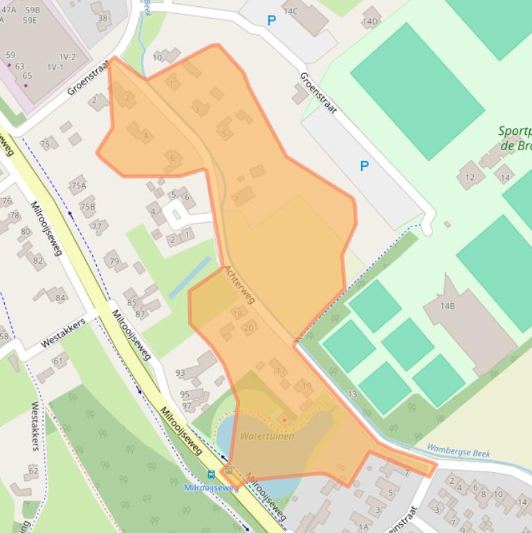 Kaart van postcodegebied 5258LX.