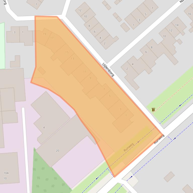 Kaart van postcodegebied 5258PA.