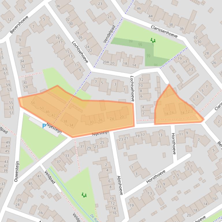 Kaart van postcodegebied 5258PM.