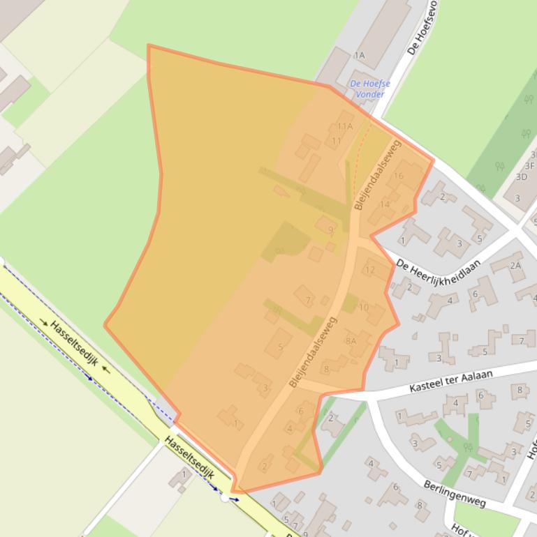 Kaart van postcodegebied 5258SR.