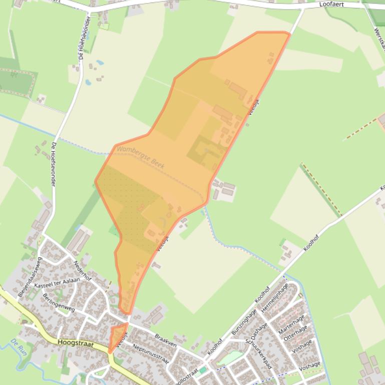 Kaart van postcodegebied 5258SV.