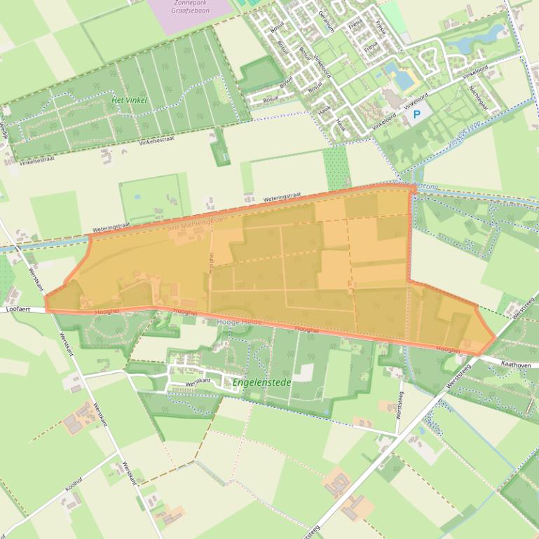 Kaart van postcodegebied 5258SX.