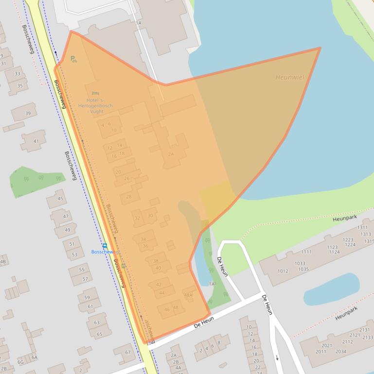 Kaart van postcodegebied 5261AA.