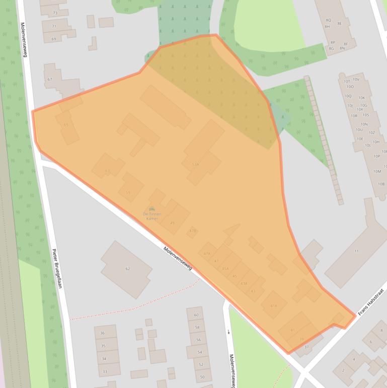 Kaart van postcodegebied 5261AJ.