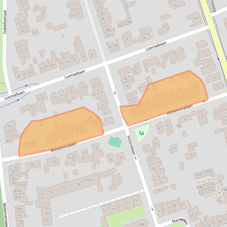 Kaart van postcodegebied 5261AS.