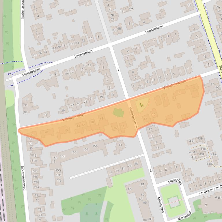 Kaart van postcodegebied 5261AT.