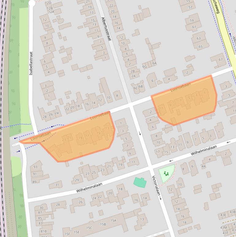 Kaart van postcodegebied 5261AV.