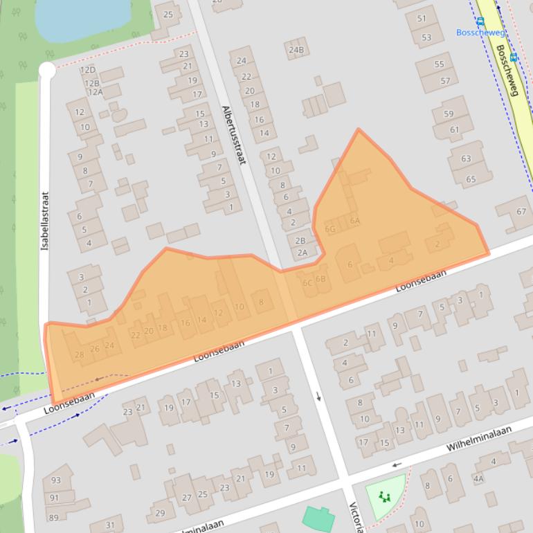 Kaart van postcodegebied 5261AW.