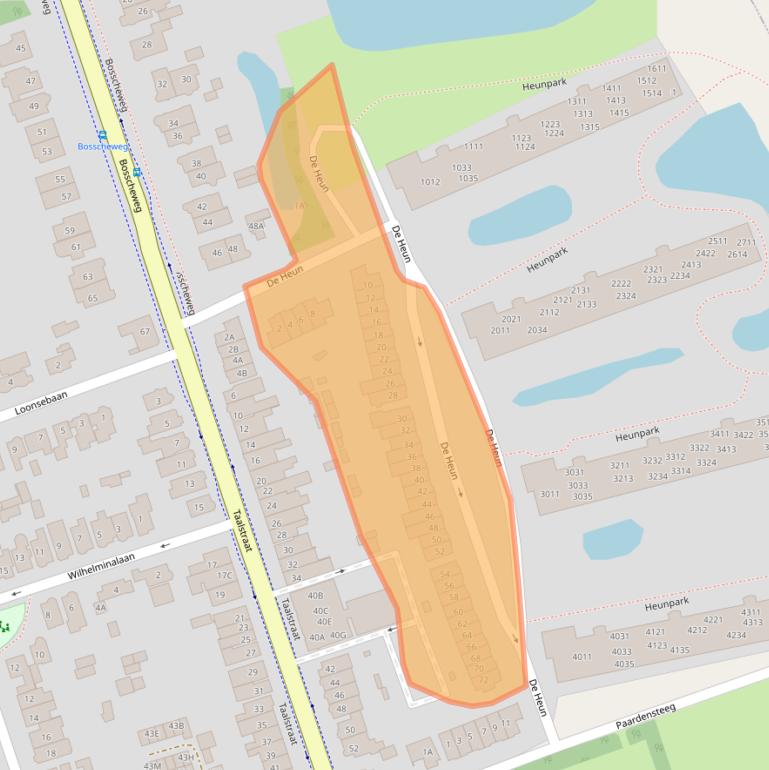 Kaart van postcodegebied 5261AX.