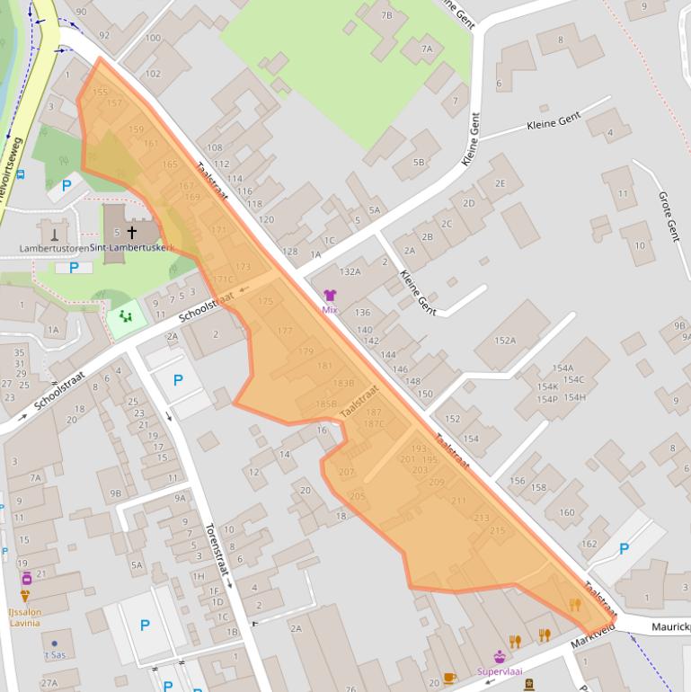 Kaart van postcodegebied 5261BD.