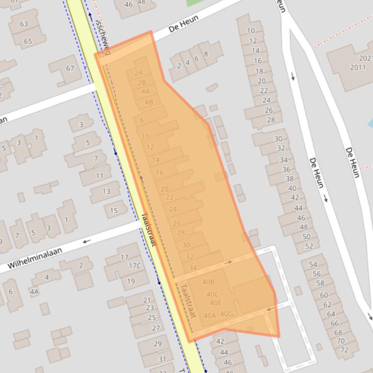 Kaart van postcodegebied 5261BE.