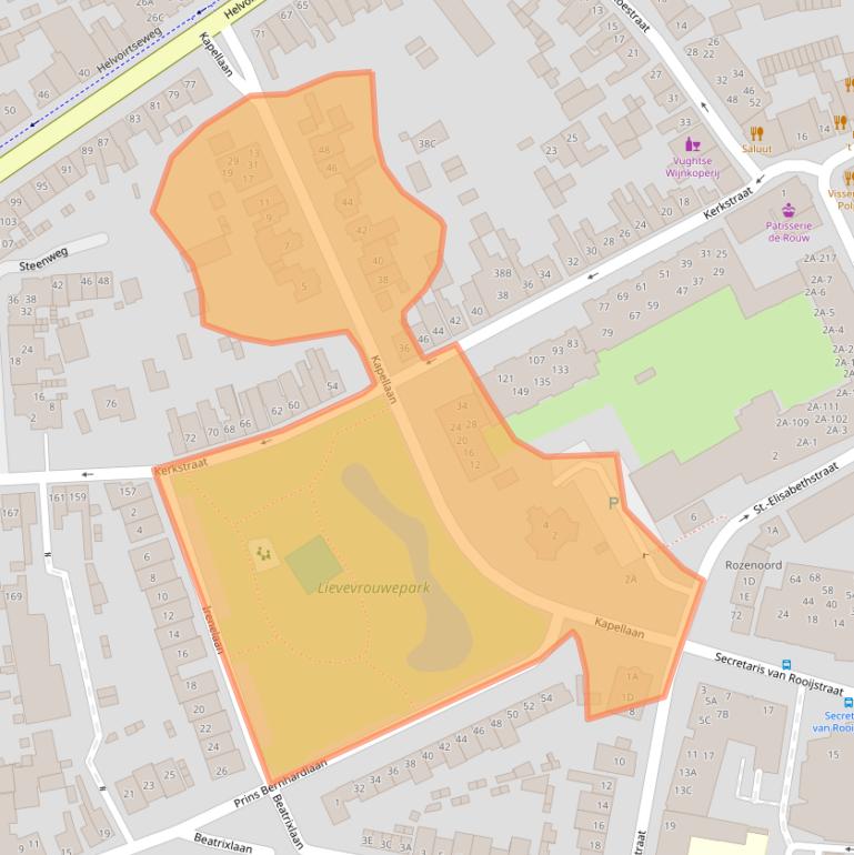 Kaart van postcodegebied 5261CN.