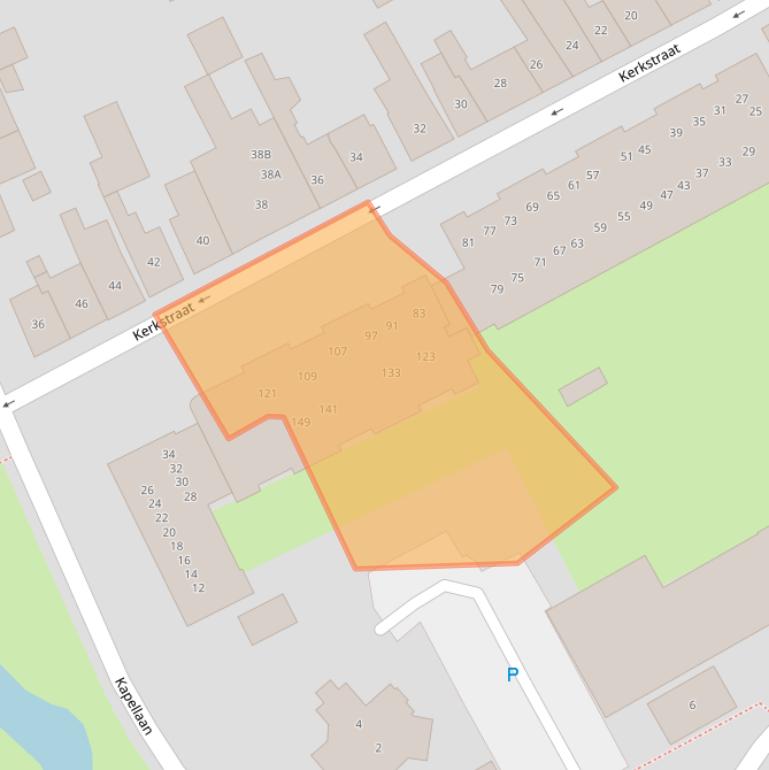 Kaart van postcodegebied 5261CV.