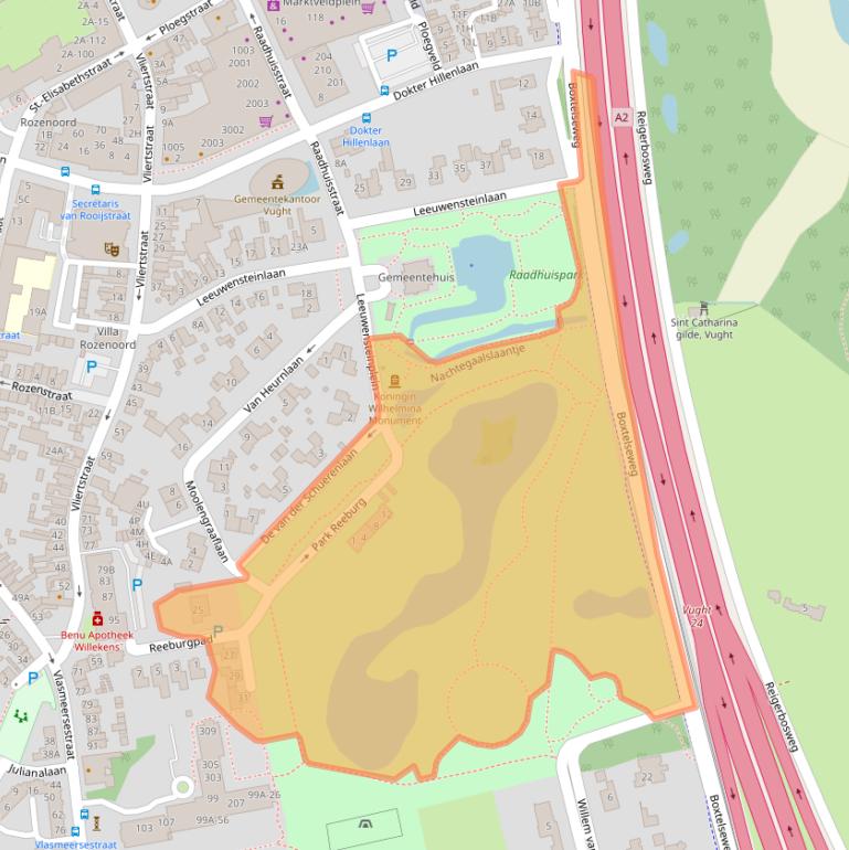 Kaart van postcodegebied 5261GC.