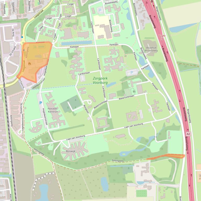 Kaart van postcodegebied 5261LG.