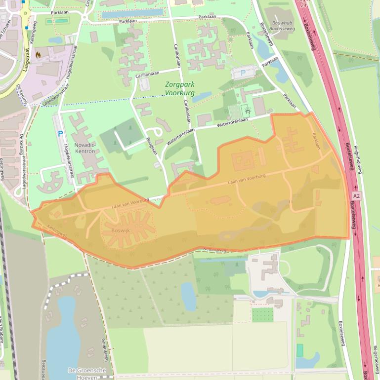 Kaart van postcodegebied 5261LS.