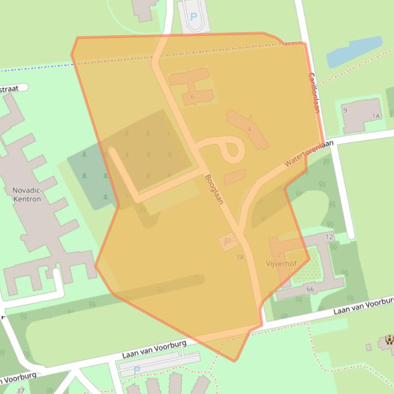 Kaart van postcodegebied 5261LV.