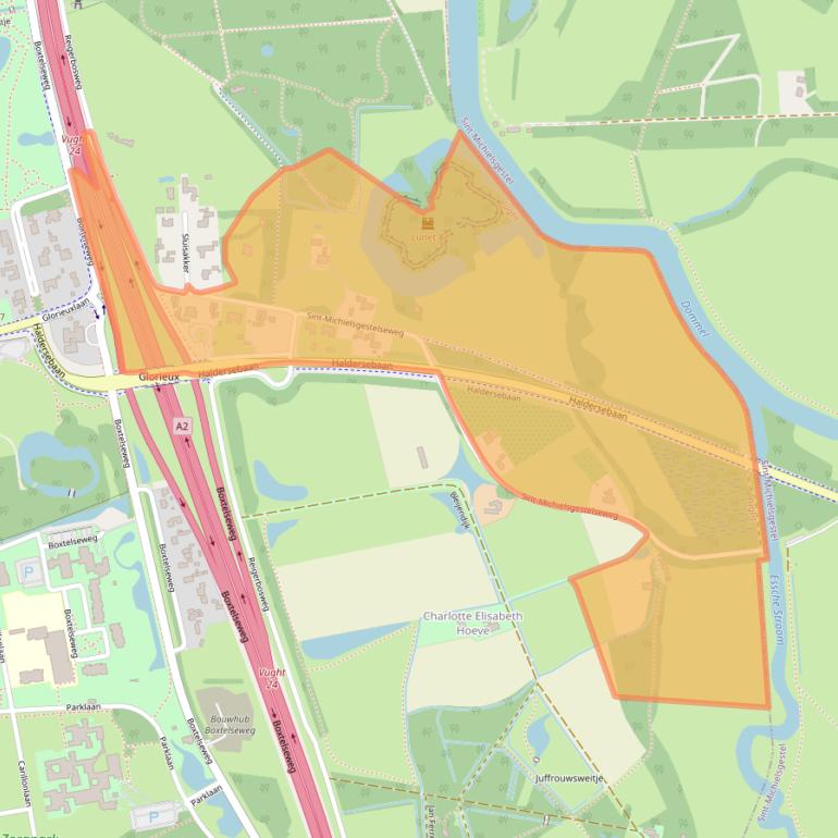 Kaart van postcodegebied 5261NH.