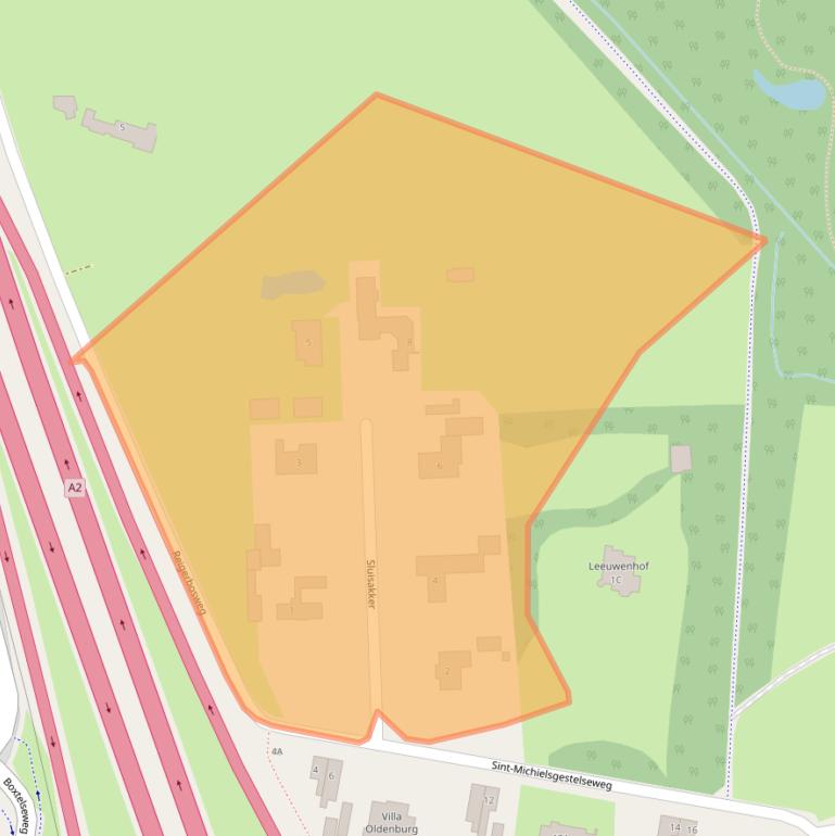 Kaart van postcodegebied 5261NJ.