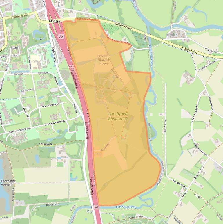 Kaart van postcodegebied 5261NL.