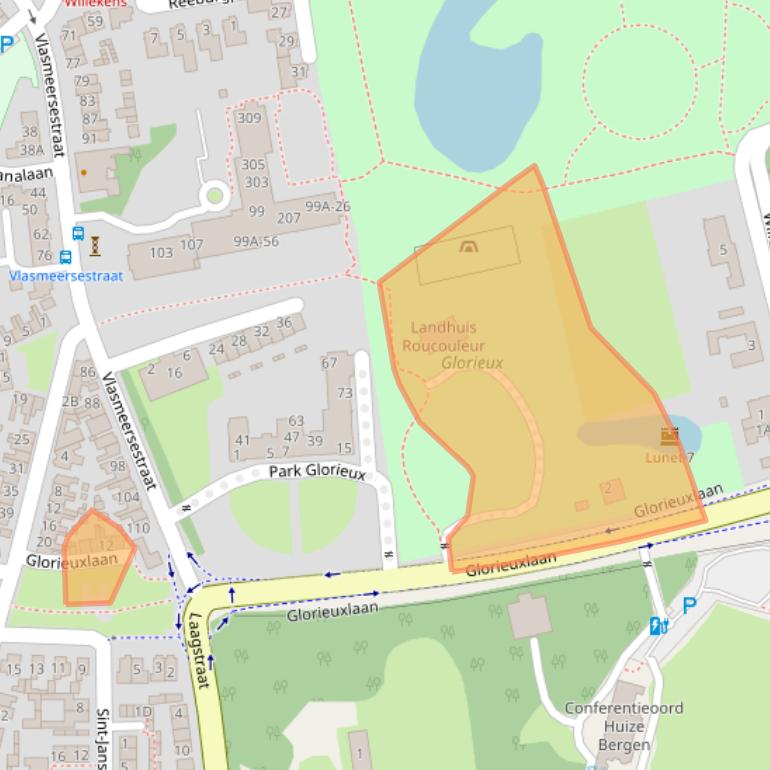 Kaart van postcodegebied 5261SJ.