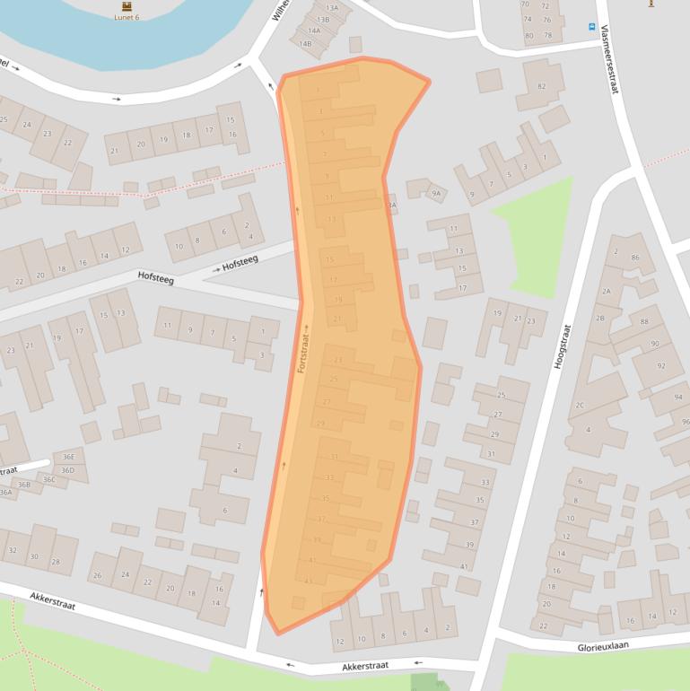 Kaart van postcodegebied 5261TJ.
