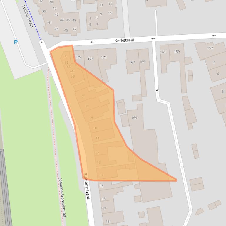 Kaart van postcodegebied 5261VA.