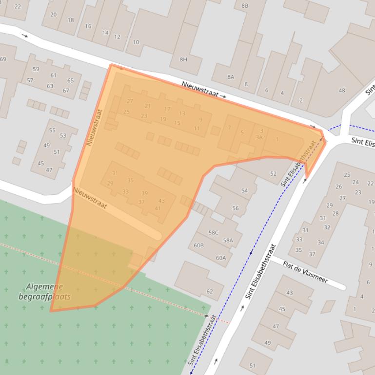 Kaart van postcodegebied 5261VG.