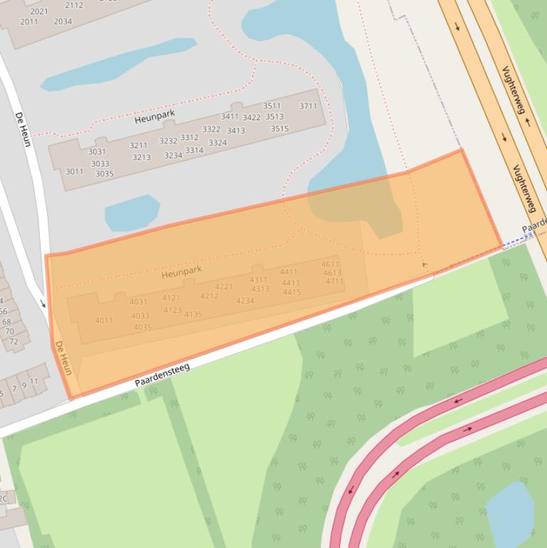 Kaart van postcodegebied 5261WE.