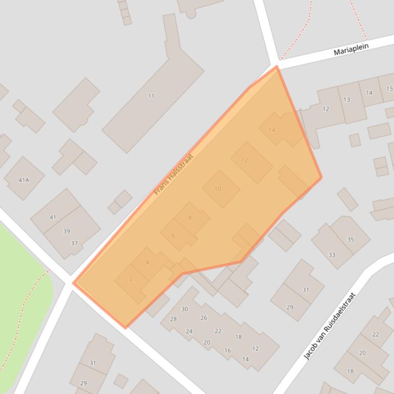 Kaart van postcodegebied 5261XB.