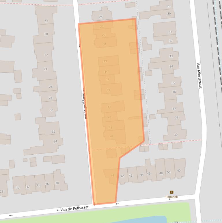 Kaart van postcodegebied 5262AT.